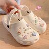 Crocs Accessories DIY Removable Shoe Flower Shoe Buckle Decorative Buckle Crystal Transparent Cute Slippers Jewelry Shoe Flower Buckle
