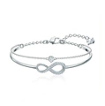 8-character platinum bracelet