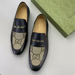 2026 High-End Leather Shoes Trendy Men's Shoes Business Loafers Slip-On Versatile Men's Casual Fashion British Style