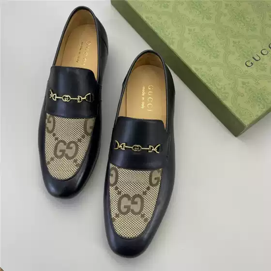 2026 High-End Leather Shoes Trendy Men's Shoes Business Loafers Slip-On Versatile Men's Casual Fashion British Style