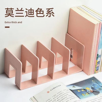 Book Stand Desktop Book Storage Artifact Divider Book Desk Storage Rack Transparent Acrylic Bookend Book Clip