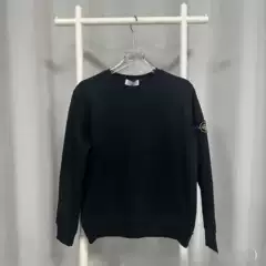 Cross-Border Stone-Colored Compass Badge Basic Pullover Functional Casual Unisex Crew Neck Sweatshirt