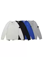 Autumn and Winter Warm Sweater Round Neck Trendy Brand Loose Pullover Sweater Solid Color Sweater