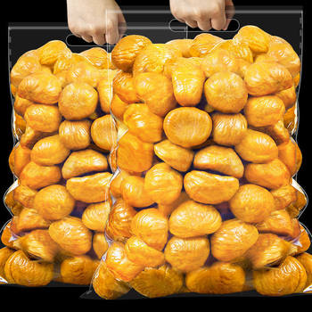 Chestnut Kernel Chestnut Snack Oil Chestnut Sweet Chestnut Cooked Ready-to-eat Small Package Qianxi Peeled Sweet Chestnut Kernel Non-sugar Fried Chestnut Kernel