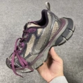 Distressed dark night purple