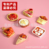 Chinese-style annual food refrigerator stickers preserved meat sausage White Water Pig feet red bean cake roasted sweet potato fried chestnut big card food and play