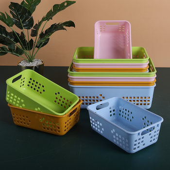 Large Kindergarten Toy Storage Basket Desktop Storage Box Sundries Organizer Box Storage Basket Plastic Small Basket