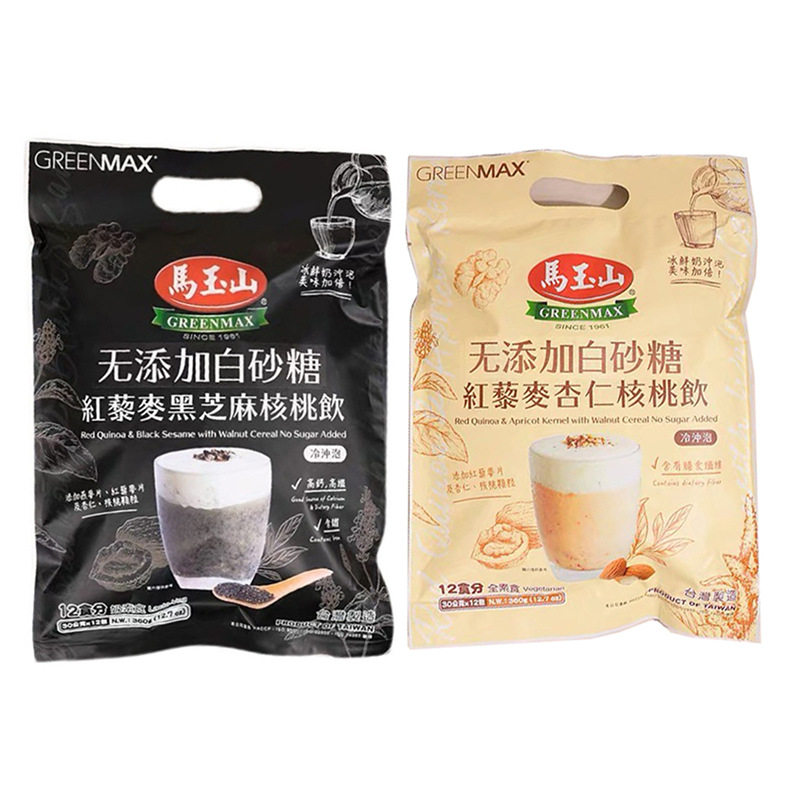 Mayushan red quinoa black sesame walnut powder no added sugar brewing grain powder 32 nut seed grain bean powder