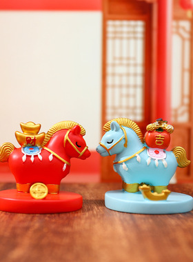 新年手机支架吉祥国潮四森