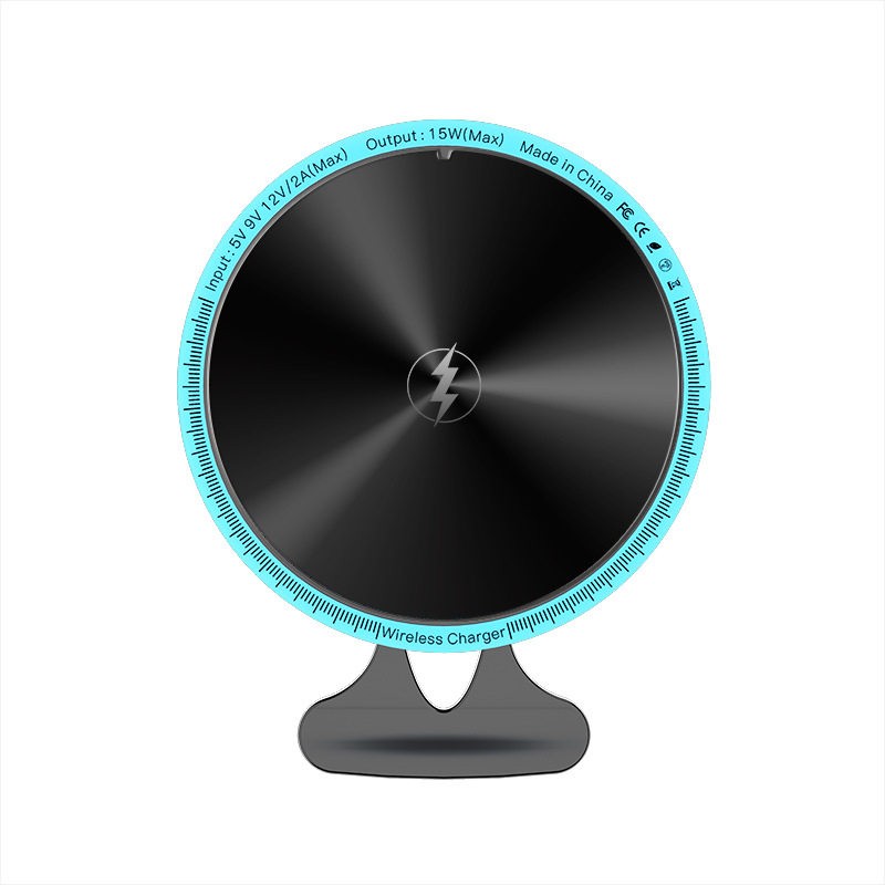 New light car magnetic wireless charger car air outlet navigation magsafe mobile phone bracket wholesale