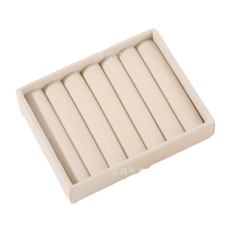 Mini Flannel Jewelry Box Necklace Earrings Ring Jewelry Storage Box Jewelry Display Rack Factory Direct Supply