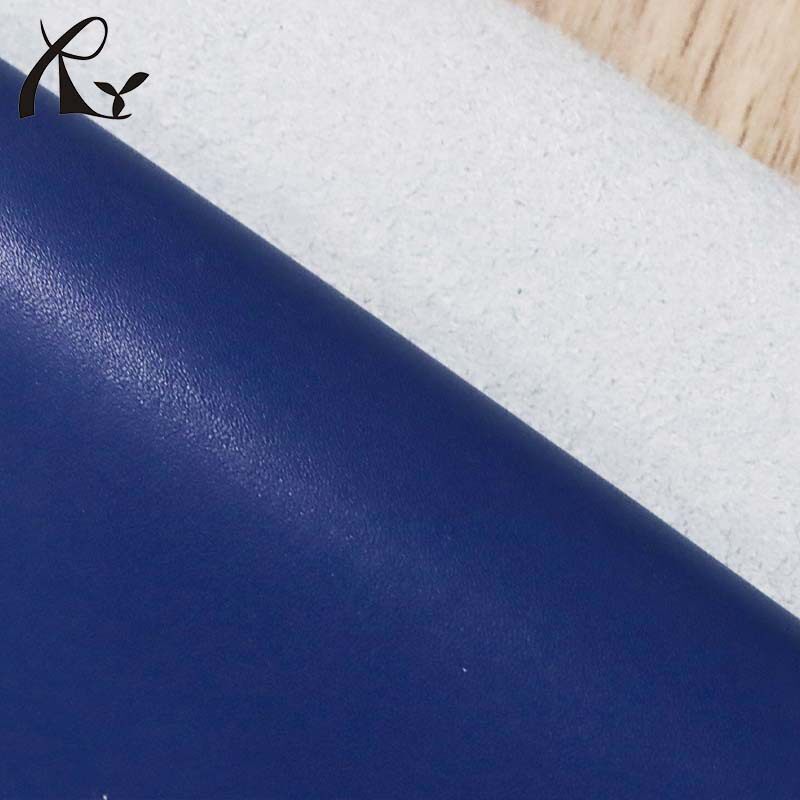 in stock environmental protection material can resist hydrolysis shoe material luggage 0.6-1.2mm cow grain imitation leather veneer microfiber leather