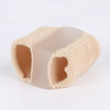 Toe Separator Thumb Valgus Big Foot Bone Overlapping Toe Separator Men's and Women's Fiber Double Hole Toe Orthosis