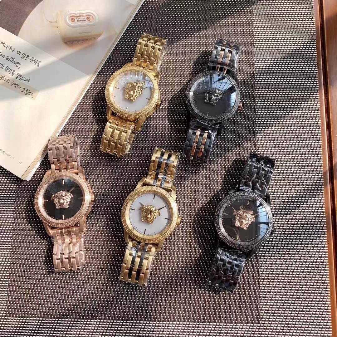 Wristwatch Medusa Fanjia Series Swiss Quartz Movement Men's Business Waterproof Watch Large Dial Swiss Movement