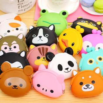 2024 New Korean Style Cartoon Small Wallet Cute Coin Purse Small Coin Gift Small Bag Round Cute