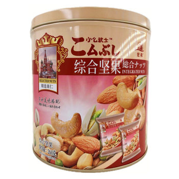 New Year's Nut Gift Box Hongxi Comprehensive Nut Kernel 260g Gift Jar Mixed Cashew Pistachio Independent Pack