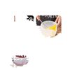 Rice Washing Filter Measuring Cup Egg Liquid Filter Bowl Scale Cup Kitchen Utensils Rice Washing Baffle Egg Liquid Separator