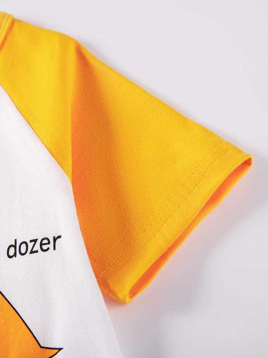 New Summer Kids' Short-sleeve T-shirt, Cartoon Baby Top, Cotton Crewneck Boys' T-shirt