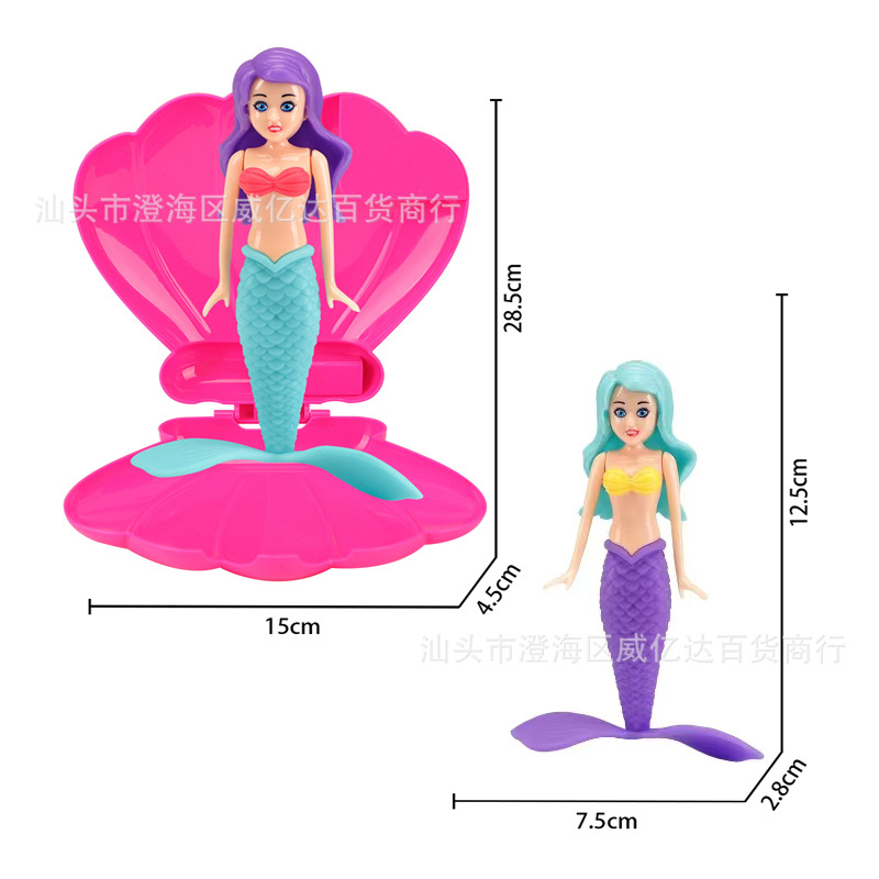 跨境新款潜水旋转上升美人鱼套装 儿童泳池戏水寻宝玩具潜水门厂