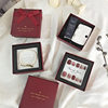 Spot quality wine red bow jewelry box necklace ring box creative jewelry bracelet box earrings box