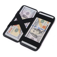 Cross-border Fashion Crocodile Pattern Change Card Holder Cross-border Long Wallet Card Holder Portable Magic Wallet in stock Wholesale