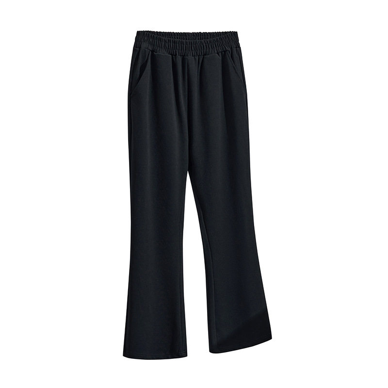 特大码微喇叭裤300斤女秋冬胖mm高腰弹力加绒厚200显瘦休闲长裤子,淘宝优惠券,粉丝福利购,淘宝优惠卷