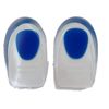Heel pad insole silicone transparent sports shock absorption inner heightening pad U-shaped heel pad PU half size heel pad