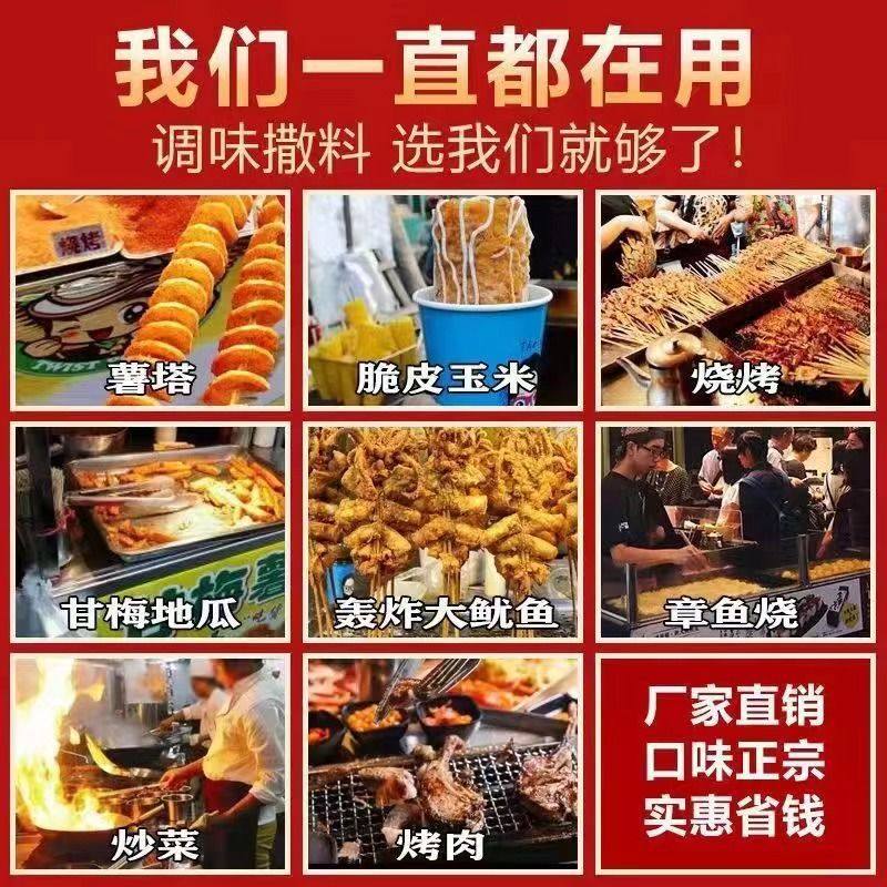 Potato Chip Seasoning Cumin Spicy Sweet and Sour Plum Flavor Seasoning Commercial Barbecue Fried Chicken Steak Seasoning Barbecue Seasoning Factory