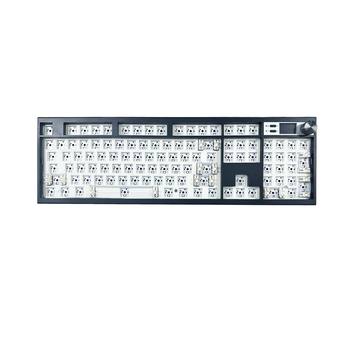 GMK104 three-mode customized DIY display mechanical keyboard kit with knob support hot plug support