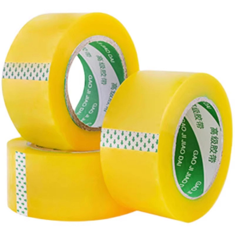 Transparent tape strong adhesive large roll express sealing tape packaging wide tape transparent adhesive sealing tape whole box wholesale