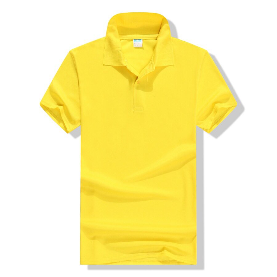 厂家批发制定夏季纯色短袖t恤工作服polo衫企业文化宣传服印logo