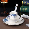 Hotel Tableware Set, Restaurant Chinese Hotel Bowls and Plates Three-Piece and Four-Piece Set, Factory Ceramic Bowls and Plates Five-Piece Set