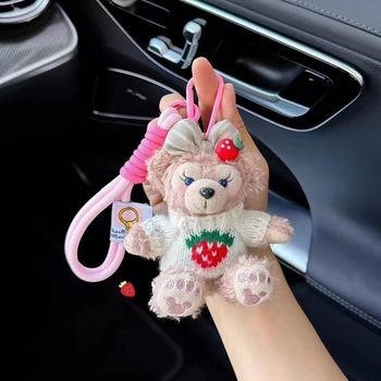 Factory direct supply Duffy bear pendant plush doll Shirley doll keychain creative bag hanging back clip wholesale