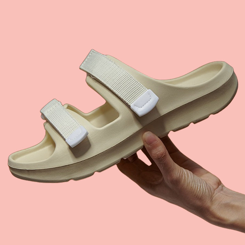 Sandals, Trbottomyy Men's Summer Outdoor Thick-Soled Beach Shoes, Flip-Flops, Men's and Women's Slippers, Size 36-47