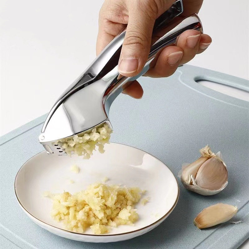 Garlic Press garlic peeler manual garlic press household garlic press kitchen creative zinc alloy garlic grinder