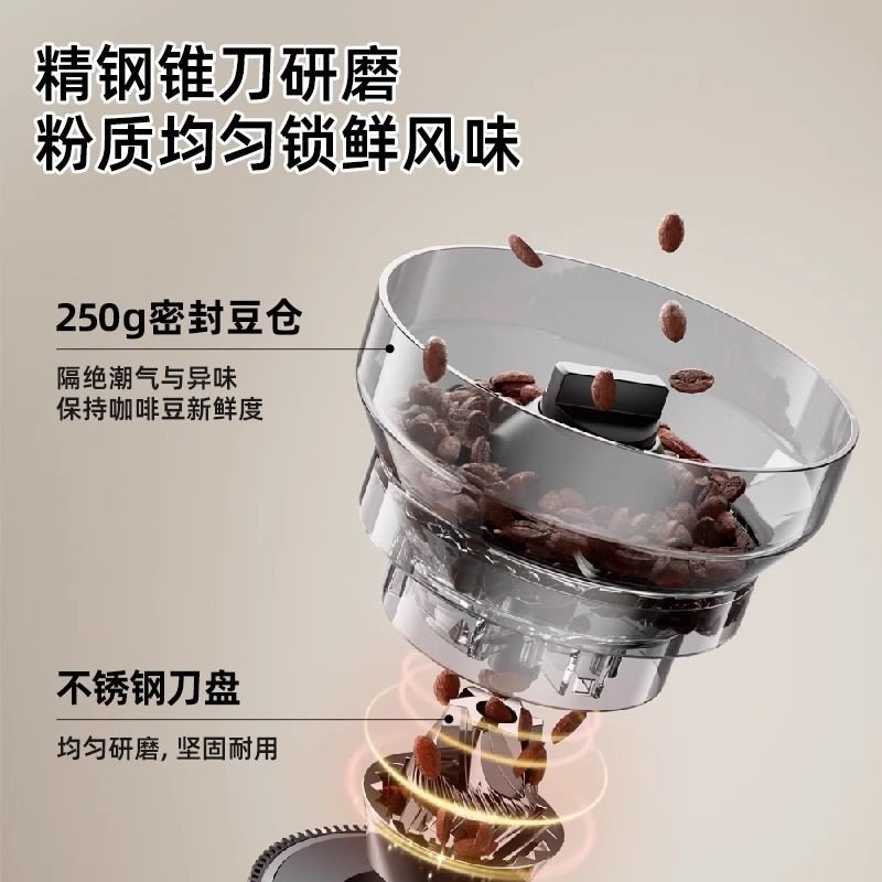 [New Model]Aeomjk Dual Pump Boiler Hot and Cold Extraction Home Coffee Machine Italian Style Grinding Integrated Commercial High Pressure