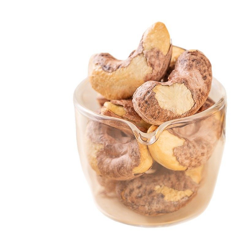 5-Year-Old New Cashew Nuts with Skin 5g Original Salt-Baked Large Capsules Canned Purple-Skinned Dried Fruit Nut Snacks