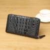 New crocodile pattern men's handbag high-end multi-card wallet large capacity hand bag fashion wallet wholesale