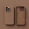 Casual Pure Color Liquid Thin Circle Magnetic Suction Suitable for Iphone16Promax Mobile Phone Case Apple 17 Photo Button Soft