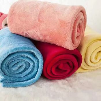 Manufacturers wholesale pet blankets 100x 70cm flannel blankets coral velvet gift blanket plain printed blanket wholesale
