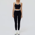 3129 vest + 3129-1 trousers—high-end black