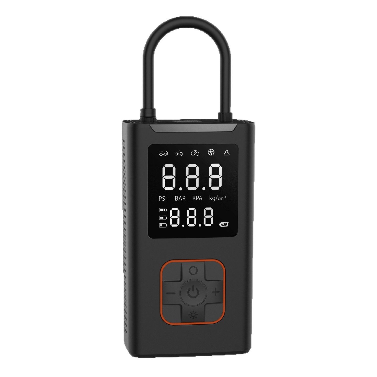 Car Air Pump 19 Cylinder 4000Mah Car Tire Air Pump Digital Display Portable Car Tire Air Pump