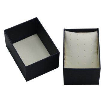 Elegant Striped Watch Box Blue Paper Watch Box Gift Box with Lid Watch Box Packaging Bracelet Box Storage Box