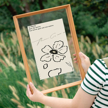 Double-sided transparent 4K photo frame advertising frame A3 display mounting frame 10 inch 8 inch a4 photo frame empty frame 7 inch