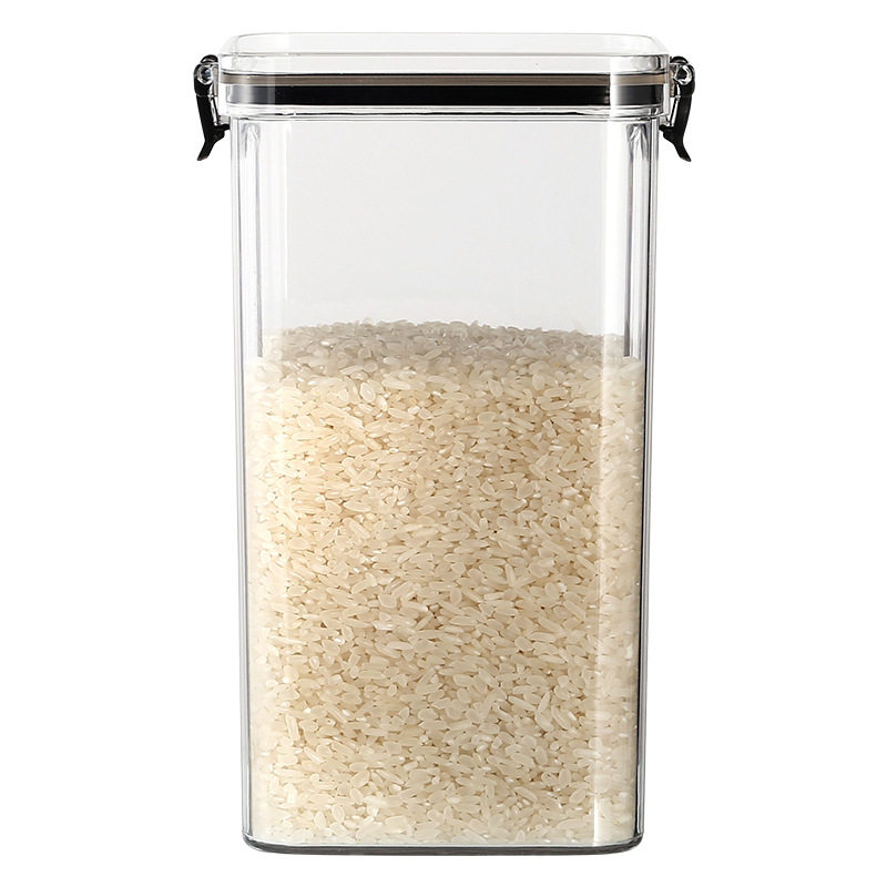 Cereal Sealed Tank Kitchen Storage Tank Food Grade Transparent Storage Box Snacks Cereal Storage Tank