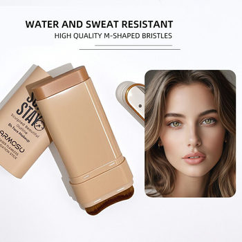 Cross-Border Exclusive Double-Ended Flawless Foundation Stick Concealer Oil Control Long-Lasting Contouring Liquid Foundation Full English Foundation Cream 22g