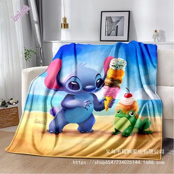 3d new product stitch flannel blanket office air conditioning nap blanket children's warm cover blanket