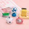 Vintage small household appliances miniature children's fun handmade diy cream resin accessories creative shoe buckle hairpin resin accessories