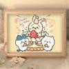 New Chiikawa Happy Birthday Table Children's Cute Cartoon Photo Frames Room Ornaments for Friends Gifts