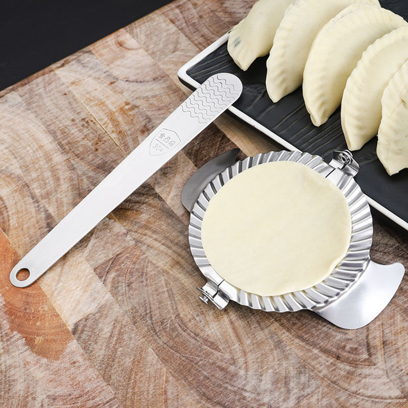 Dumpling mold 304 stainless steel dumpling maker household Kitchen Dumpling Dumpling clip dumpling skin cutting tool suit